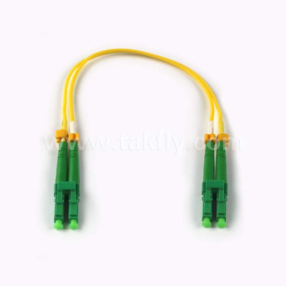 0.2dB Low Insertion Optic Fiber LC APC SM Dx Patch Cord