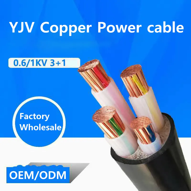 0.6.1.0 Kv Copper Conductor Electric Power Cable XLPE Insulated PVC Sheathed Underground Cable
