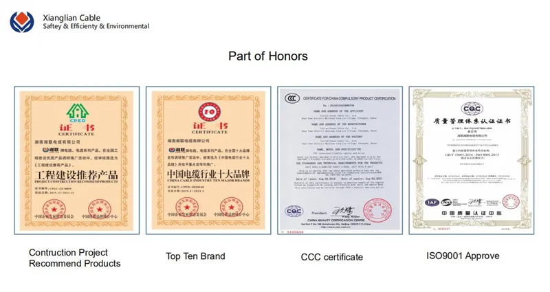 0.6.1.0 Kv Copper Conductor Electric Power Cable XLPE Insulated PVC Sheathed Underground Cable