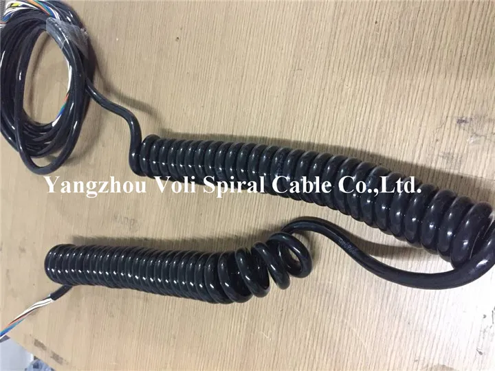 1*14AWG+8*16aawg TPE Jacket Spiral Cable for Light Tower