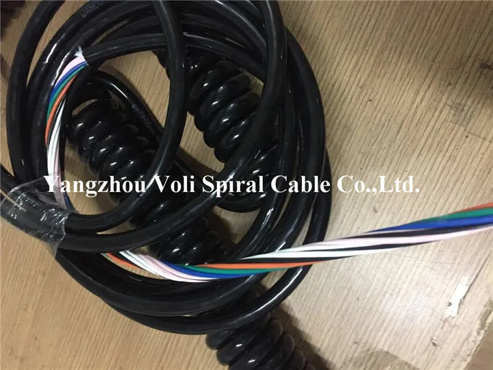 1*14AWG+8*16aawg TPE Jacket Spiral Cable for Light Tower