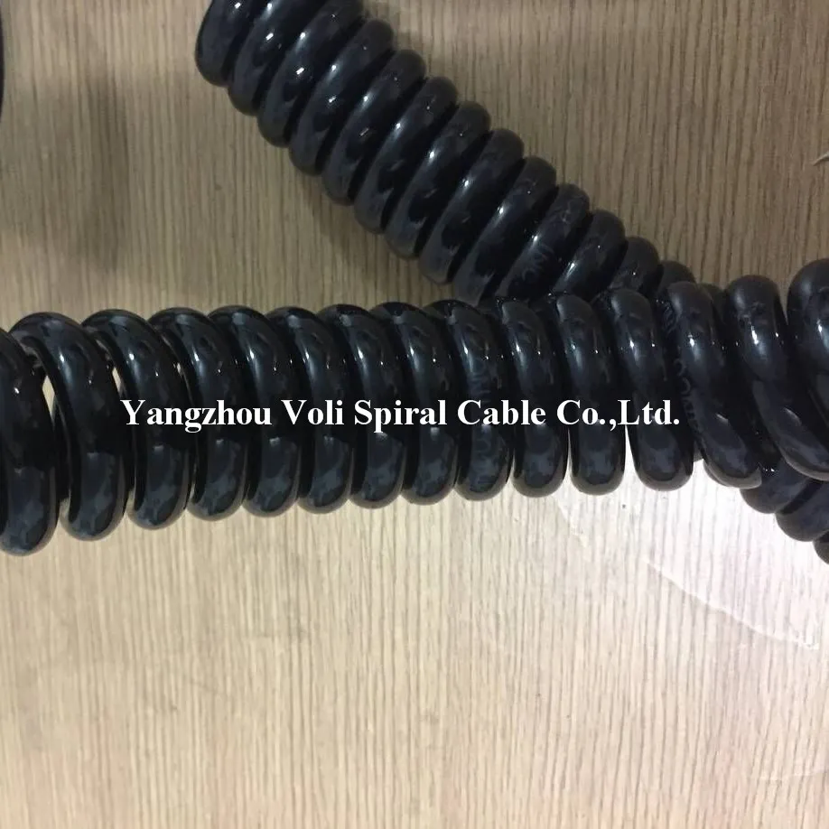1* 14AWG +8*16aawg TPE Jacket Spiral Cable for Light Tower