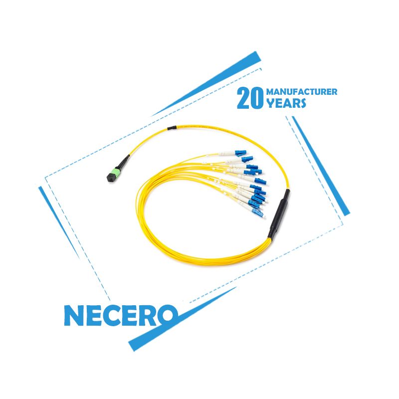 10m 24 Core Om3 Multimode LC-LC Pre-Terminated Fibre Optic Patch Cord /Pigtail Cable