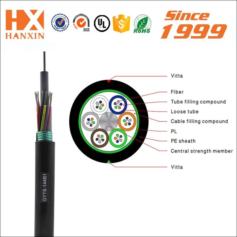 12F ASU80 G652 G657 outdoor optic fiber cable drop
