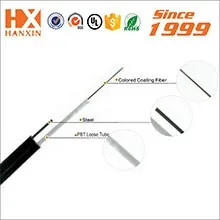 12F ASU80 G652 G657 outdoor optic fiber cable drop