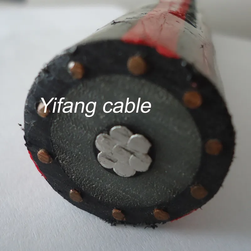 15kv Concentric Neutral Power Cable Aluminum 500mcm 133% Insulation  Icea S-94-649