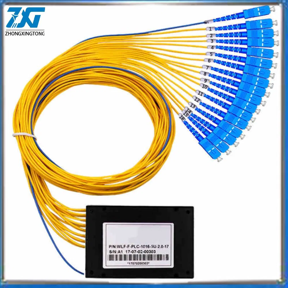 1xn 2xn PLC Splitter Fiber Optic Fbt Copuler Splitter PLC Splitter with Factory Price