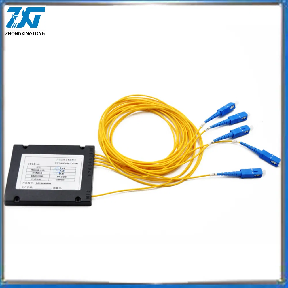 1xn 2xn PLC Splitter Fiber Optic Fbt Copuler Splitter PLC Splitter with Factory Price
