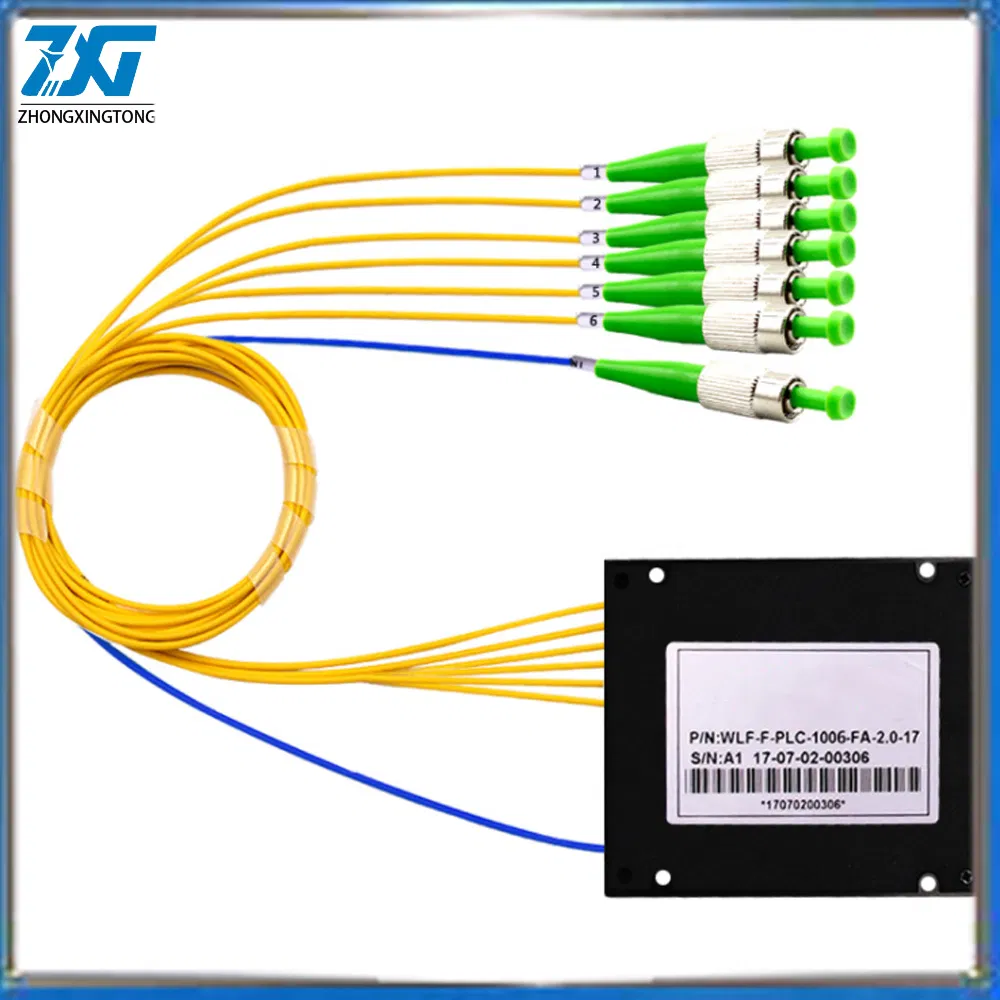 1xn 2xn PLC Splitter Fiber Optic Fbt Copuler Splitter PLC Splitter with Factory Price