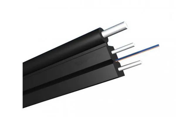 2 Core Outdoor FTTH Drop Cable with Steel Wire Strengthen