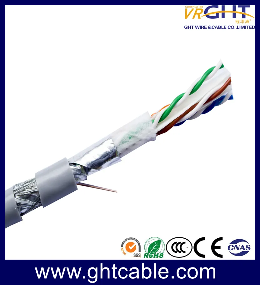 23AWG Bc CCA Indoor FTP Cat6e Network Cable