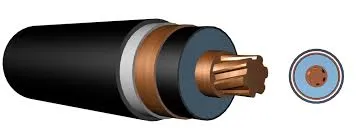 25-28kv XLPE Insulated PVC Sheathed Unarmoured Power Cable 100% Levels