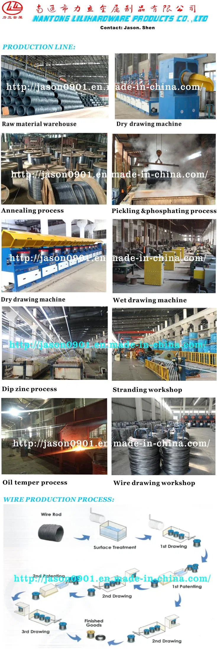 3.35mm Gavanized Steel Core Wire / ACSR Rabbit Conductor