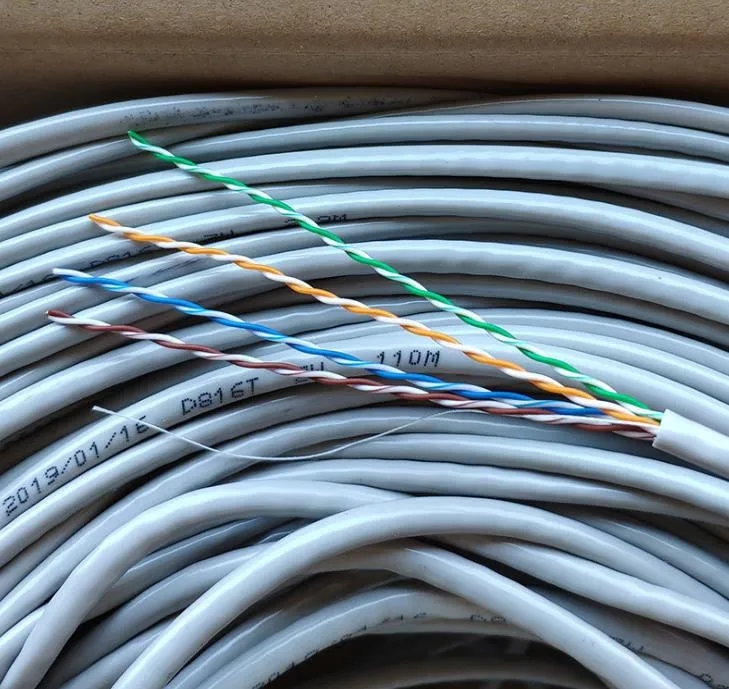 300m F/UTP Internet Cables CAT6 4 Pair UTP LAN Roll Reel PC Cable Box