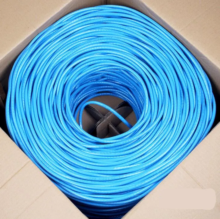 300m F/UTP Internet Cables CAT6 4 Pair UTP LAN Roll Reel PC Cable Box
