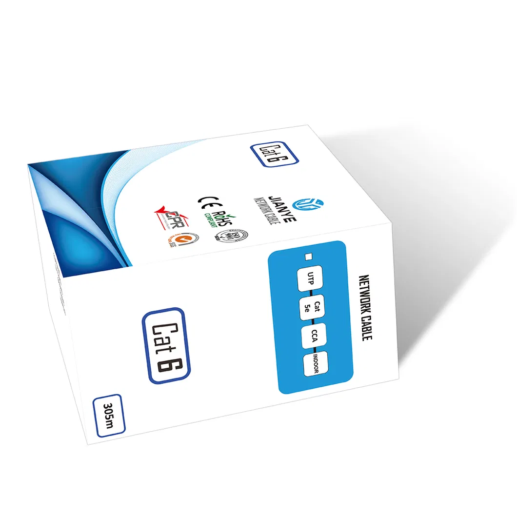 305m LAN Shielded Certifier Bulk Systimax CAT6 Cat 6 Cable for Network