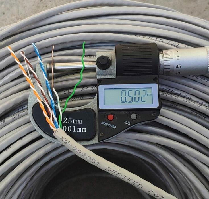 305m Project Wire Pass Fluke, Solid Wire Long Internet Cable