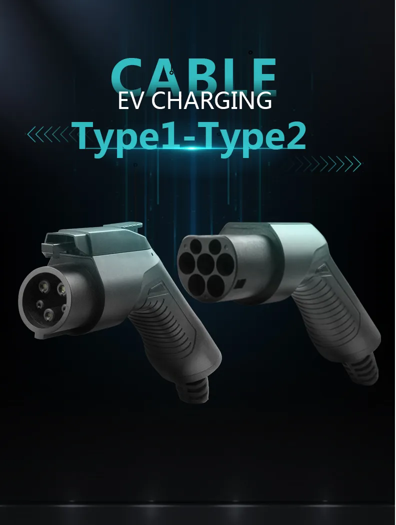 32A 3phase IEC 62196 Type 2 Evse Charging Cable for Renault Zoe