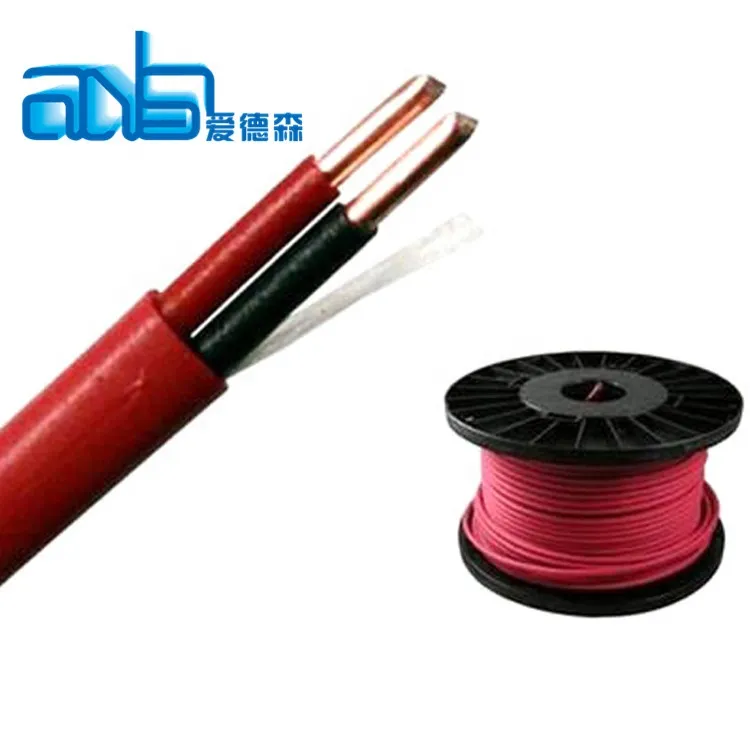 4*0.12mm2 Tinned Copper Conductor Red or OEM Colors Fire Alarm Cable with PVC Insulation