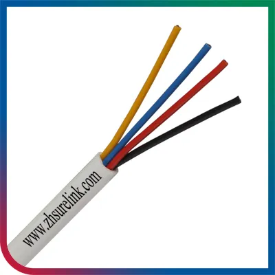 4cores 6cores 8cores 10cores 20cores Multi Core Shieldeded or Unshielded Bare Copper or CCA PVC Jacket 24AWG Burglar Signal Control Cable Security Alarm Cable
