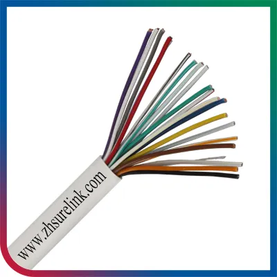 4cores 6cores 8cores 10cores 20cores Multi Core Shieldeded or Unshielded Bare Copper or CCA PVC Jacket 24AWG Burglar Signal Control Cable Security Alarm Cable