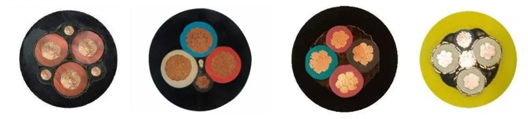 51XLPE Insulated Armored PVC Sheathed Mining Rubber Mediumlowvoltage Electric Cable