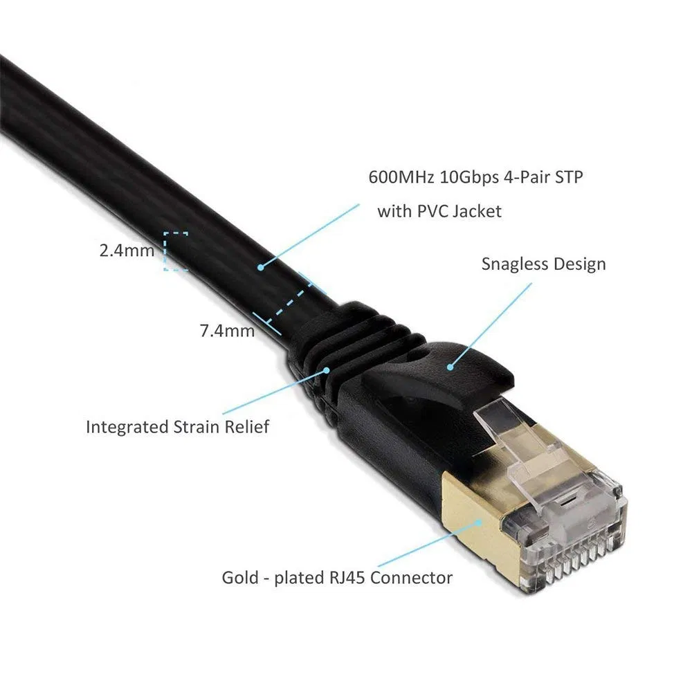6FT Cat7 Ethernet Cable for Switch and Router