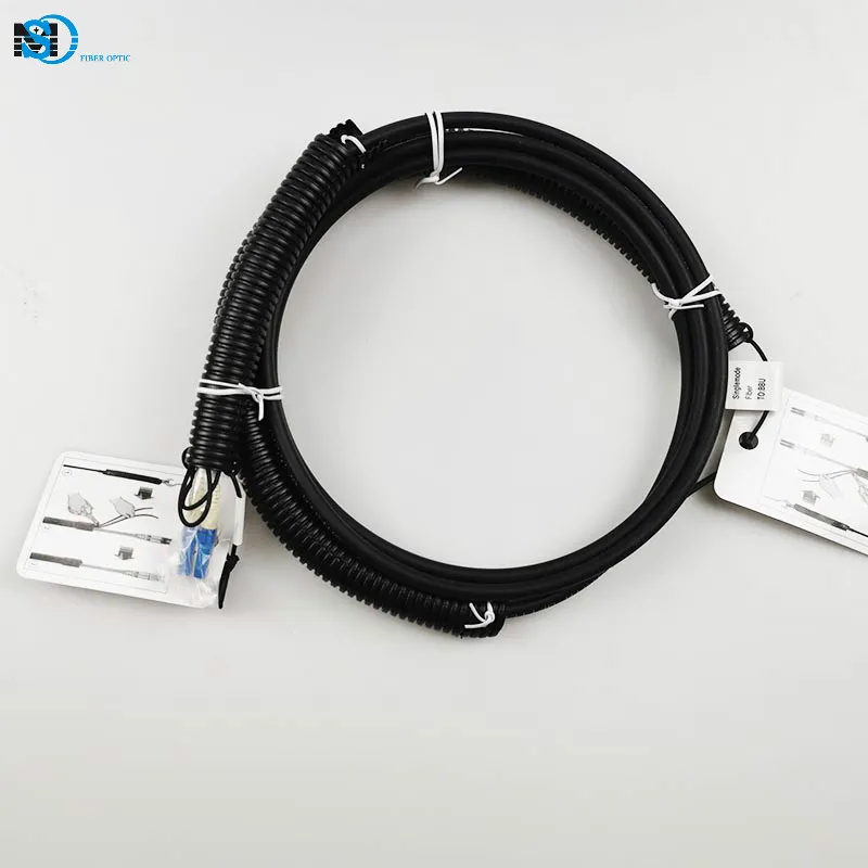 7.0mm Dlc-Dlc Armoured Patchcord Huwei Type IP67 Waterproof Connector for Ftta