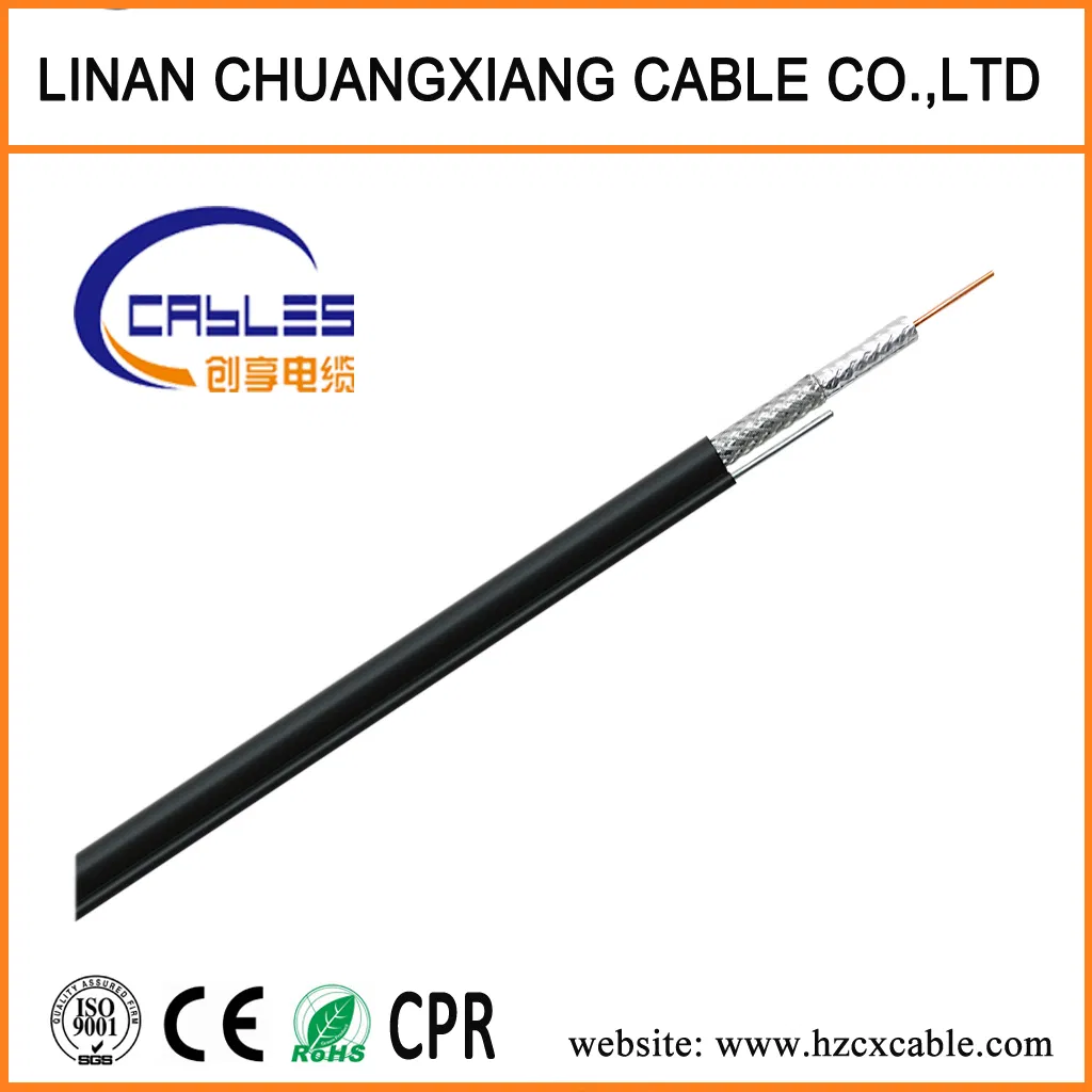 75ohm Cable RG6 with Messenger