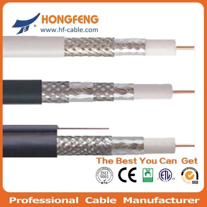 75ohm Rg59/RG6/Rg11 Coaxial Cable with UL/ETL/CPR/Ce/RoHS/Reach Approved