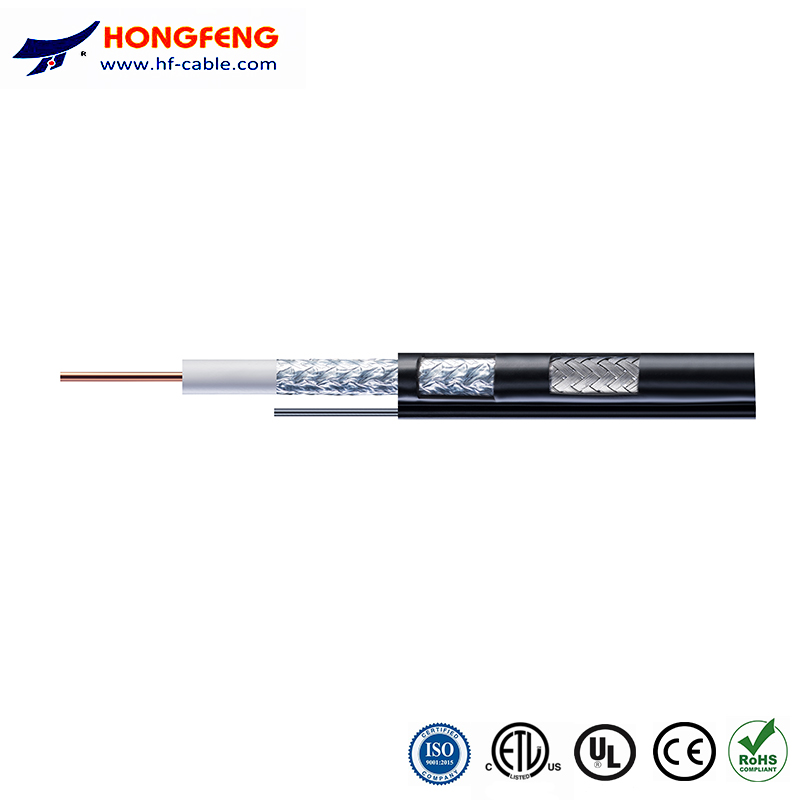 75ohm Rg59/RG6/Rg11 Coaxial Cable with UL/ETL/ CPR /Ce/RoHS/Reach Approved