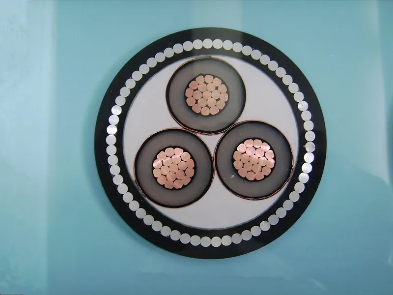 8kv 250mcm XLPE Insulated Armoured Copper Power Cable Icea S-93-639/NEMA Wc 74 Standard 