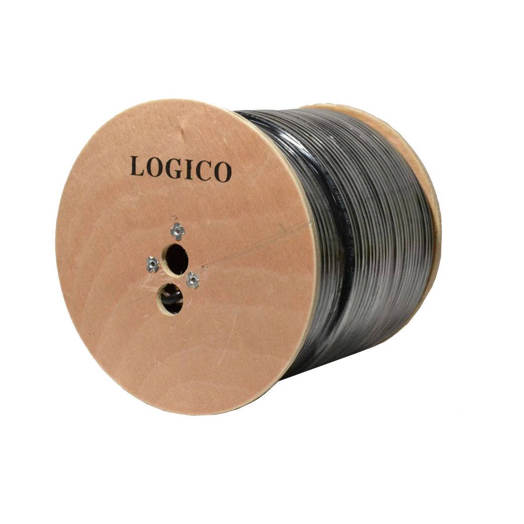 90% Braid CCTV CATV 100m /305m Wood Drum RG6 Communication Atenna Coaixal Cable