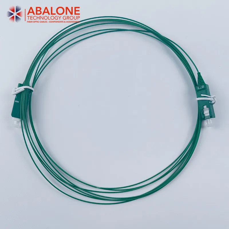 Abalone Simplex G657A2 Sc / APC to Sc/APC Single Mode Cable Fiber Optic Patch Cord Factory OEM