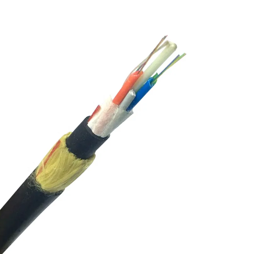 All-Dielectric ADSS Fiber Optic Cable Self-Supporting Aerial Outdoor 6 Core Fiber Optic Cable ADSS Optic Fiber Cable