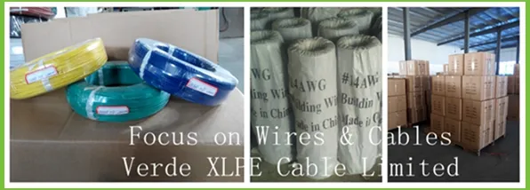 AWG 19 Heat Resistant Installation PTFE Electrial Electric Wire for Building