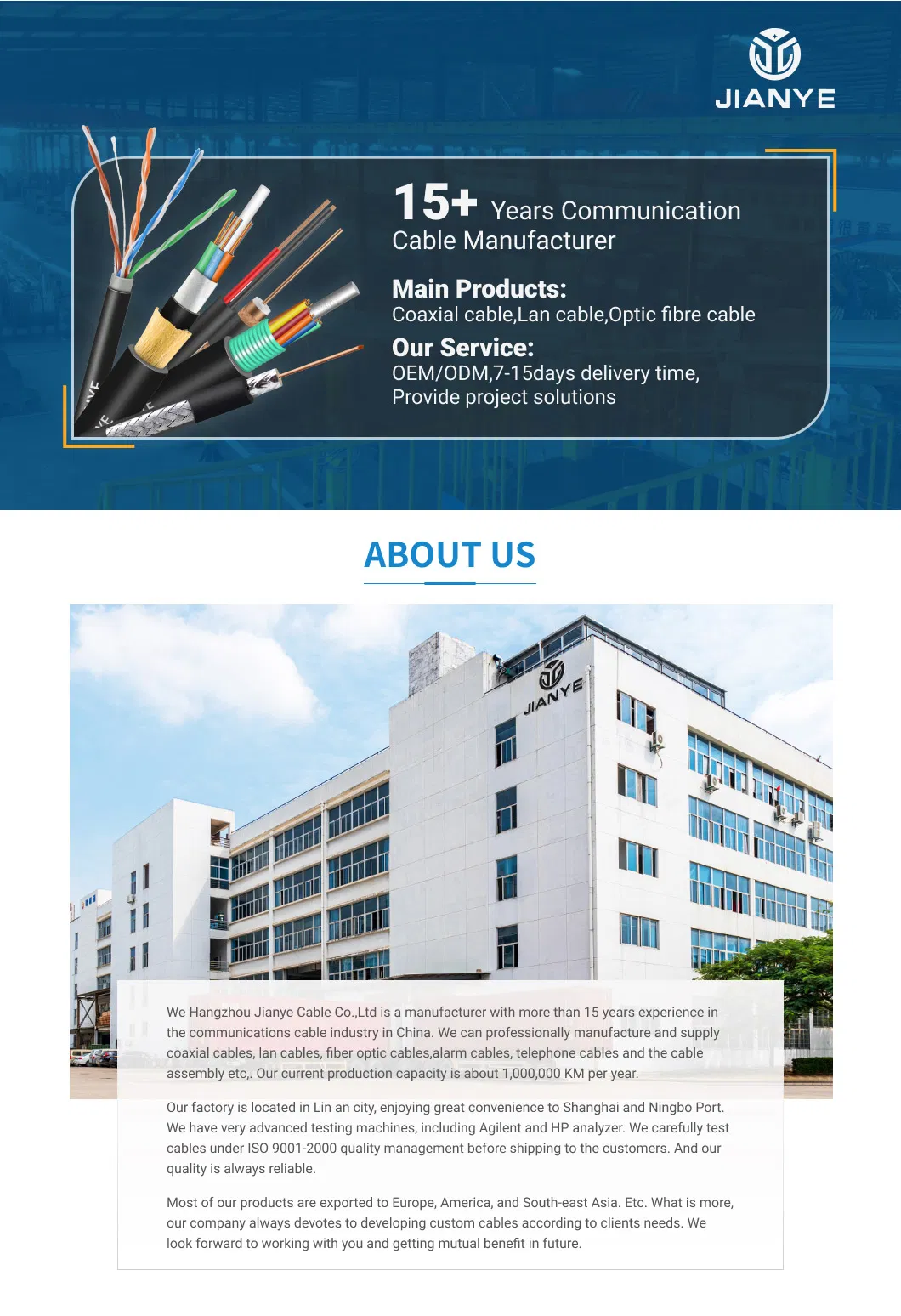 AWG Copper Fire Resistant UTP CAT6 305m Bare Copper LAN Cable