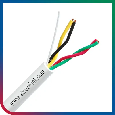 Bc or CCA PVC Jacket Unshield Indoor 4 Core Telephone Cable