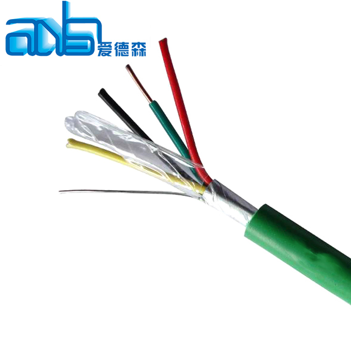 Bc Tc Conductor PVC Jacket Alarm Control Cable 0.22mm2 8 Core Shielded Alarm Cable