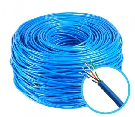 Cabo De Rede Cftv 4 Pares Azul 24AWG Risun-305m Cable
