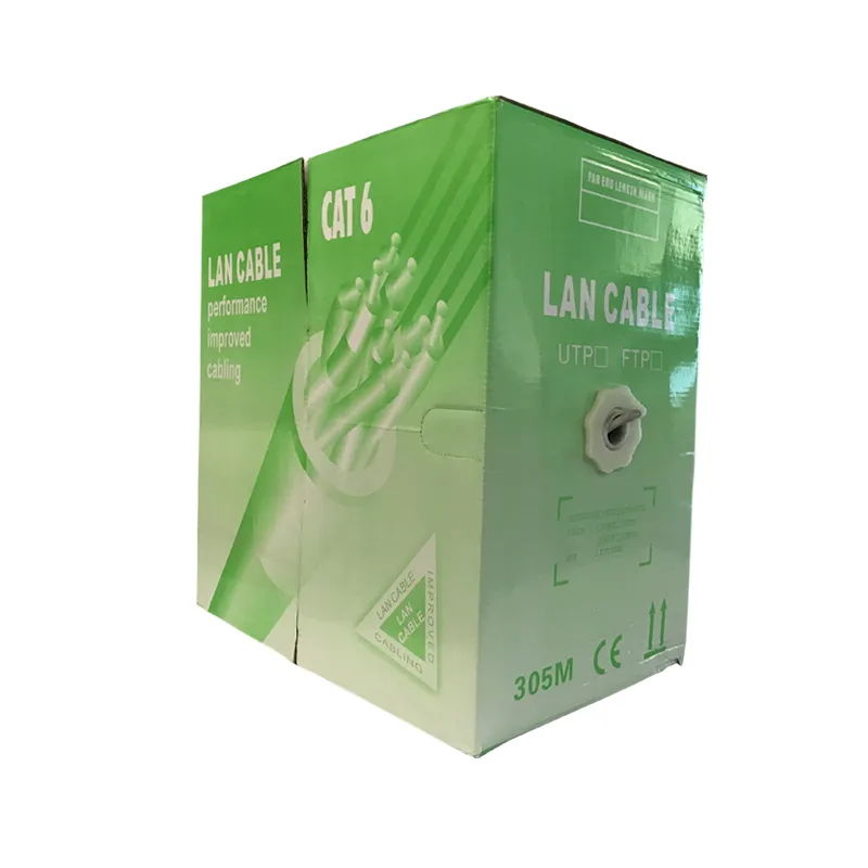 Cat5 Cat5e CAT6 305m Indoor Outdoor LAN Cable 23/24AWG 4pr 0.5-0.56mm UTP Network Cable