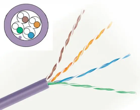 China Hot Sale 26AWG Bc Indoor UTP Cat5e LAN Cable