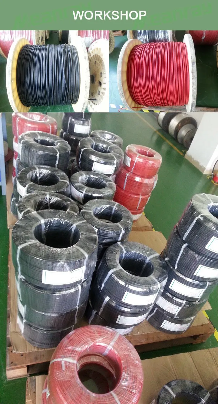 Copper Cable Solar PV Cable 6mm2 DC Electric Renewable Energy Cable