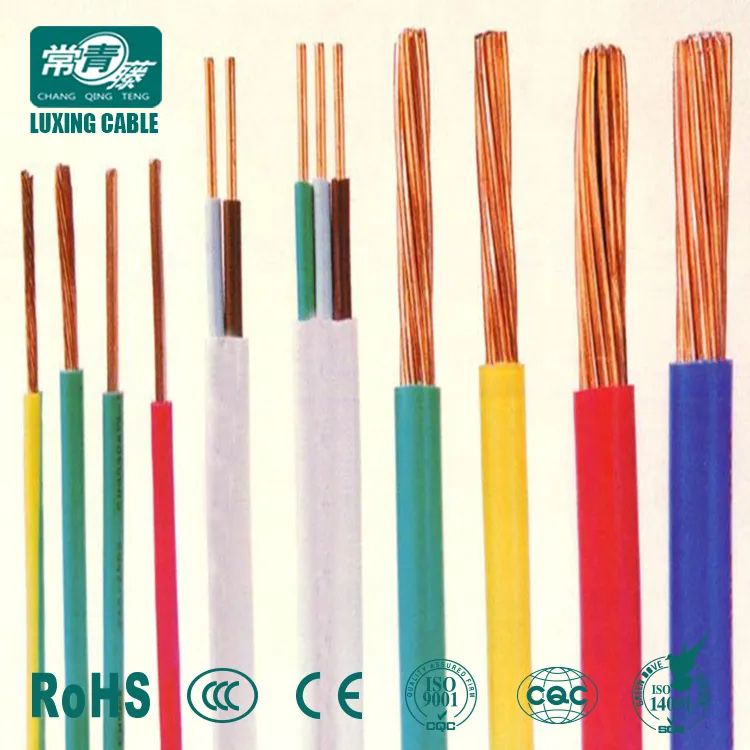 Copper Conductor PVC Insulated PVC Sheathed Electrical Cable