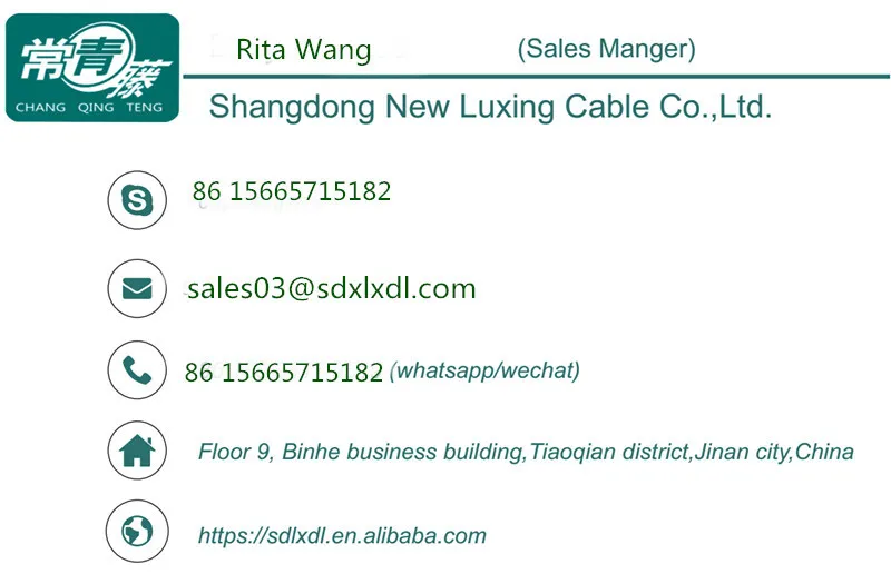 Copper Conductor PVC Insulated PVC Sheathed Electrical Cable