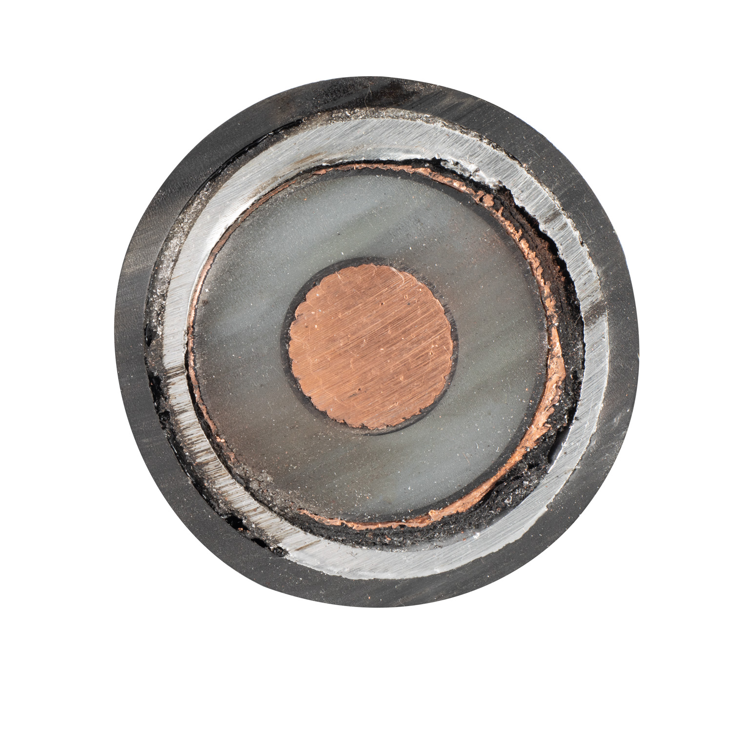 Cu/XLPE/CAS/PVC 38/ 66kv Single Core 185sqmm XLPE Insulated Underground Power Cable