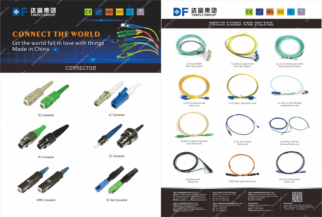 E2000 Jumper High Quality E2000 Fiber Optic Patchcord