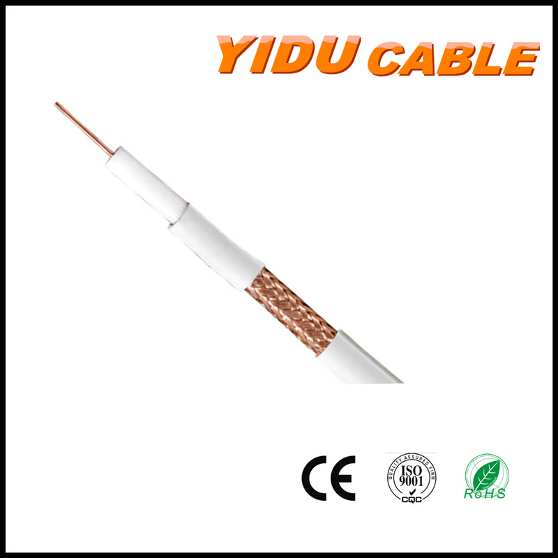Factory Price TV Antenna Connector Cable 75ohm RG6 F Connector Coax Coaxial Cable