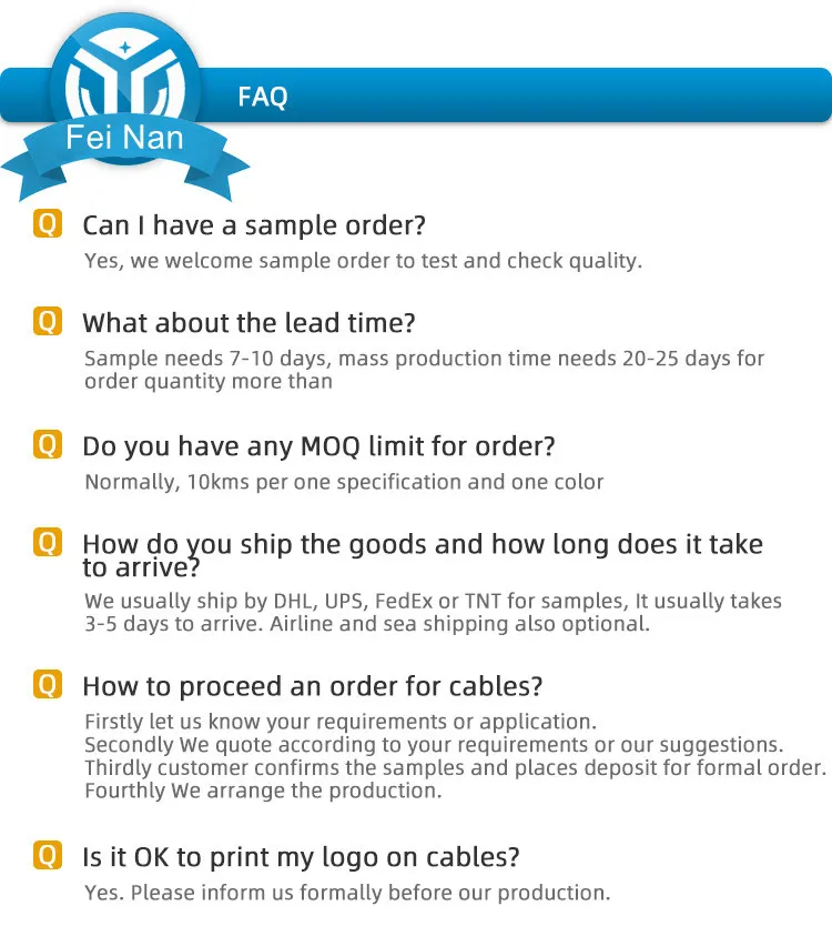 Fei Nan FTP CAT6 Cat 6 Outdoor Cable FTP CAT6 Network CAT6 Cable