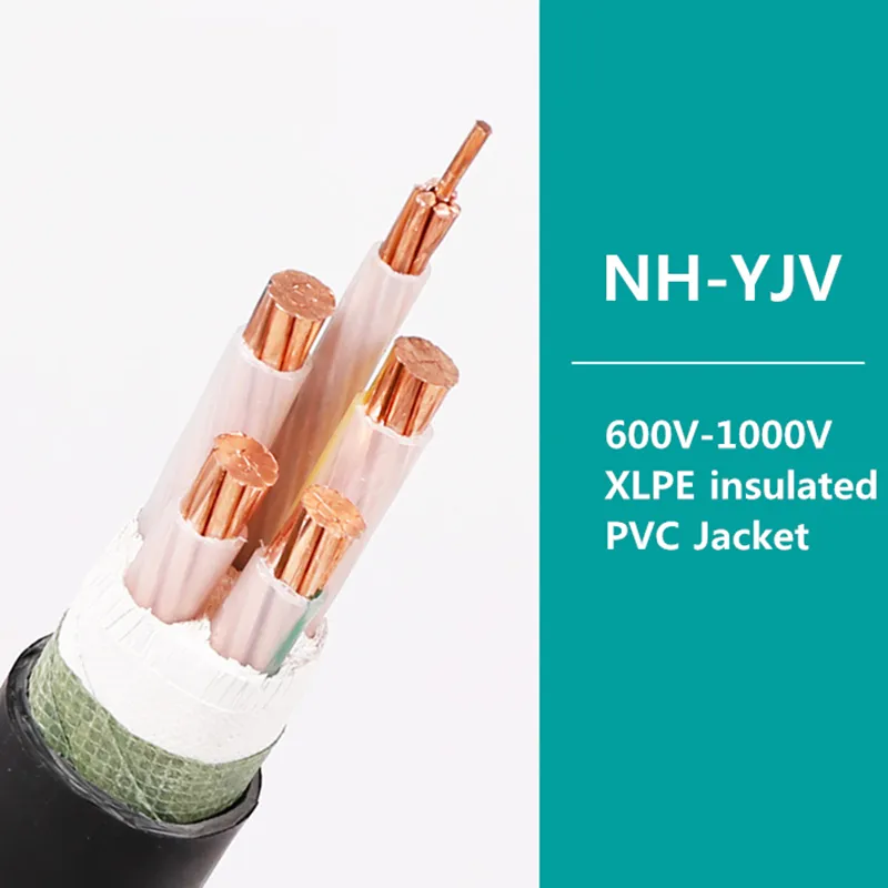 Fire Retardant XLPE Insualted PVC PE Sheathed Copper Aluminum Conductor Low Medium High Voltage Power Cable 600V~1000V Electric Wire